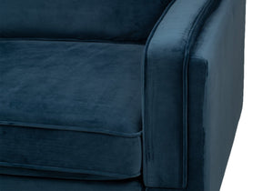 Blue Velvet Arm Chair