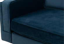 Load image into Gallery viewer, Blue Velvet Arm Chair
