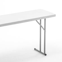 Load image into Gallery viewer, 6-Foot Long Granite White Plastic Folding Training Table
