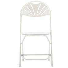 Load image into Gallery viewer, BTExpert White Plastic Folding Chair Steel Frame Commercial High Capacity Event Chair lightweight Wedding Party Set of 40
