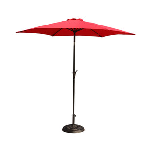 9' Pole Umbrella With Carry Bag, Red