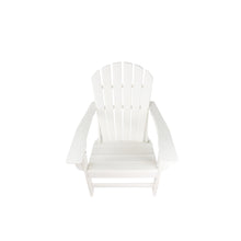 Load image into Gallery viewer, UM HDPE Resin Wood Adirondack Chair - White
