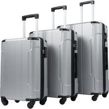 Load image into Gallery viewer, Hardshell Luggage Sets 3 Pcs Spinner Suitcase with TSA Lock Lightweight 20&#39;&#39;24&#39;&#39;28&#39;&#39;
