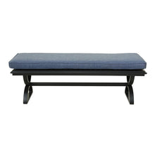 Load image into Gallery viewer, Dining Bench, Navy Blue
