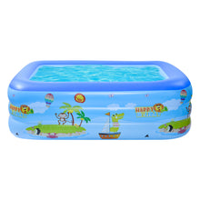 Load image into Gallery viewer, Family Inflatable Swimming Pool Three-layer Printing, Above Ground PVC Outdoor Ocean Toy Pool for Kids, Babies, Adults, 70.8‘’W*55&#39;&#39;D*23.6&#39;&#39;H
