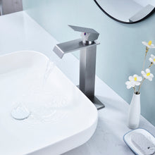 Load image into Gallery viewer, Waterfall Spout Bathroom Faucet,Single Handle Bathroom Vanity Sink Faucet
