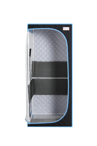 Full Size Black Infrared Sauna Tent for Spa Detox at Home PVC Pipe Connector Easy to Install with FCC Certification