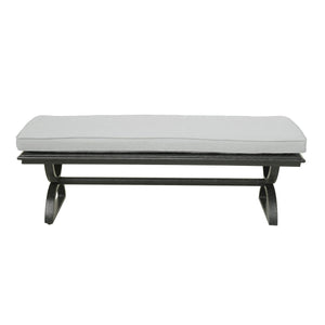 Dining Bench, Cast Silver