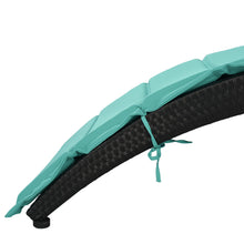 Load image into Gallery viewer, GO Patio Wicker Sun Lounger, PE Rattan Foldable Chaise Lounger with Removable Cushion and Bolster Pillow, Black Wicker and Turquoise Cushion
