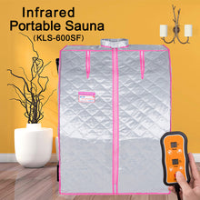 Load image into Gallery viewer, Half Body Silver Infrared Sauna Tent for Spa Detox at Home Foldable Tent Easy to Install with FCC Certification
