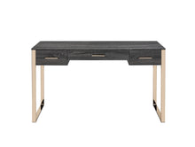 Load image into Gallery viewer, ACME Perle Vanity Desk w/USB in Champagne Gold &amp; Black Finish AC00897
