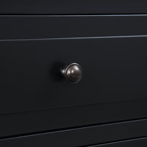 U_STYLE 3-Drawer Nightstand Storage Wood Cabinet