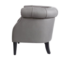 Load image into Gallery viewer, Accent Chair with storage Ottoman Set
