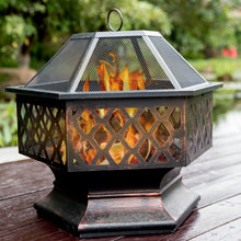 Load image into Gallery viewer, IRON FIRE PIT OUTDOOR
