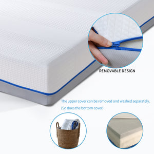 8 Inches Gel & Charcoal Infused Memory Foam Mattress - Medium Comfort（Full)