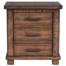 Load image into Gallery viewer, Rustic Three Drawer Reclaimed Solid Wood Framhouse Nightstand

