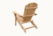 Load image into Gallery viewer, BTExpert Folding Adirondack Chair Half Assembled Lounge Chair Outdoor Wooden Patio Chair for Lawn Garden Backyard Deck Fire pit Pool Beach 350lb Weight Capacity
