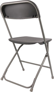 BTExpert 4 Piece Folding seminar Table Portable and Chair Set, 6-Foot long 18" Wide 29" High Training Table Portable & 3 Adult Gray Chairs.