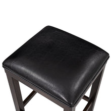 Load image into Gallery viewer, TOPMAX 4-Piece Counter Height Table Set with Socket and Leather Padded Stools, Espresso
