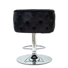Load image into Gallery viewer, Naxos Swivel Adjustable Height Tufted Bar Stool
