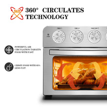 Load image into Gallery viewer, Geek Chef Air Fry Oven, Countertop Toaster Oven, 3-Rack Levels, 16 Preset Modes, Stainless Steel (23Qt 1700W)
