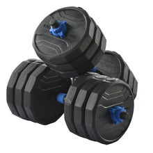 Load image into Gallery viewer, (Total 58lbs, 29lbs each) Adjustable Dumbbell Barbell Weight Pair TOTAL 58 LBS, Dumbells weights Set, Free Weights Dumbbells 2 in 1 sets with connector, Adjustable Weights Dumbbells Set for Home Gym
