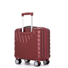 Load image into Gallery viewer, Pure PC 16&quot; Hard Case Luggage Computer Case With Universal Silent Aircraft Wheels Red

