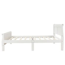 Load image into Gallery viewer, Wood Platform Bed Twin Bed Frame Mattress Foundation Sleigh Bed with Headboard/Footboard/Wood Slat Support
