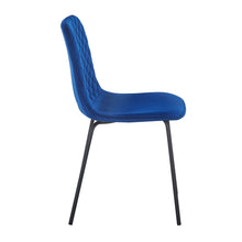 Load image into Gallery viewer, Dining Chair set of 4 PCS（BLUE），Modern style，New technology，Suitable for restaurants, cafes, taverns, offices, living rooms, reception rooms.Simple structure, easy installation.
