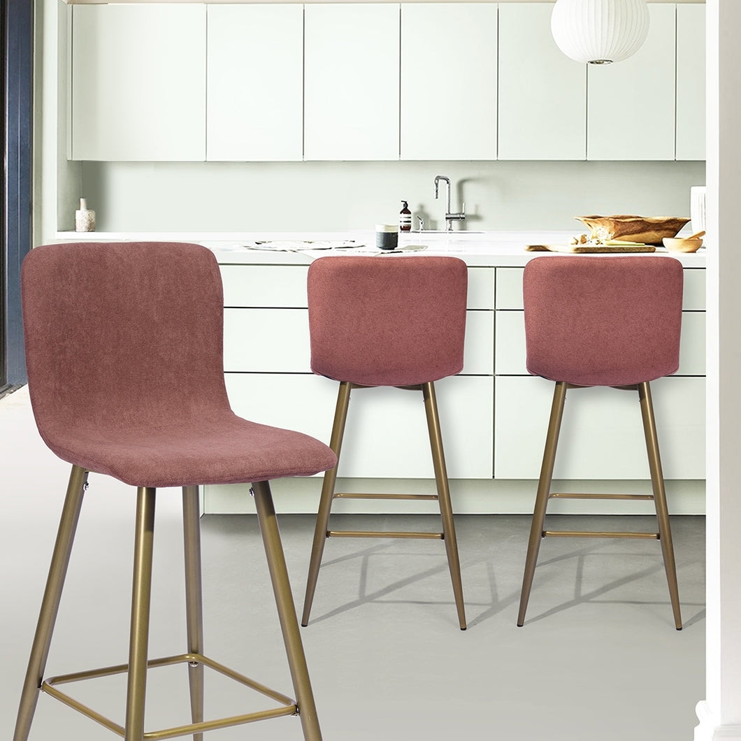 Upholstered Counter & Bar Stool (Set of 2) CORAL
