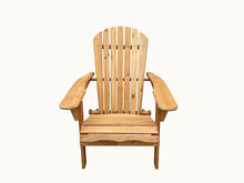 Load image into Gallery viewer, BTExpert Folding Adirondack Chair Half Assembled Lounge Chair Outdoor Wooden Patio Chair for Lawn Garden Backyard Deck Fire pit Pool Beach 350lb Weight Capacity
