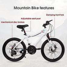 Load image into Gallery viewer, Elecony 20&quot; Kids Mountain Bike for Boys/Girls, 21 Speed Bicycle, Dual Suspension Safer Brake System for Kids, 20 Inch Frame, Lightweight Steel Construction

