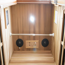 Load image into Gallery viewer, One person red cedar far infrared sauna room
