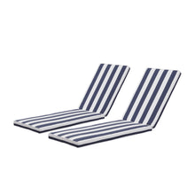Load image into Gallery viewer, 2PCS Set Outdoor Lounge Chair Cushion Replacement Patio Funiture Seat Cushion Chaise Lounge Cushion
