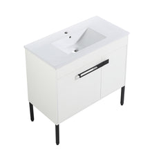 Load image into Gallery viewer, Bathroom Vanity with Sink 36 Inch, with Soft Close Doors, 36x18
