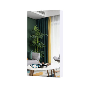 Fashion Simple Jewelry Storage Mirror Cabinet Can Be Hung On The Door Or Wall