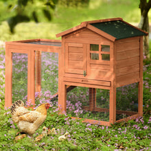 Load image into Gallery viewer, TOPMAX Upgrade Natural Wood House Pet Supplies Small Animals House Rabbit Hutch,Orange
