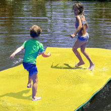 Load image into Gallery viewer, 12 x 6 FT Floating Water Mat Foam Pad Lake Floats Lily Pad, 3-Layer XPE Water Pad with Storage Straps for Adults Outdoor Water Activities

