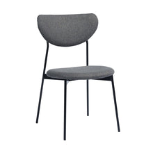 Load image into Gallery viewer, Modern Metal Dining Chair  Set Of 2 - Grey
