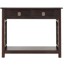 Load image into Gallery viewer, TREXM  Console Table with 2 Drawers and Bottom Shelf, Entryway Accent Sofa Table (Espresso)
