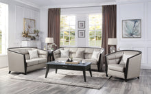 Load image into Gallery viewer, ACME Zemocryss Chair w/pillow, Beige Fabric 54237
