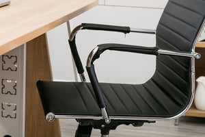 High Back Swivel Adjustable Office Executive Chair, Swivel, Black