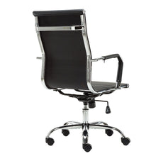 Load image into Gallery viewer, High Back Swivel Adjustable Office Executive Chair, Swivel, Black
