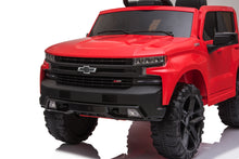 Load image into Gallery viewer, 【PATENTED PRODUCT, DEALERSHIP CERTIFICATE NEEDE】Official Licensed Chevrolet Ride-on Car,12V Battery Powered Electric 4 Wheels Kids Toys,Parent Remote Control, Foot Pedal, Music, Aux, LED Headlights

