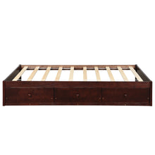 Load image into Gallery viewer, Orisfur. Twin Size Platform Storage Bed with 3 Drawers

