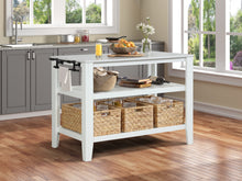 Load image into Gallery viewer, ACME Sezye Kitchen Island  in White Finish AC00395
