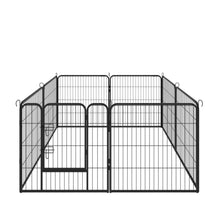 Load image into Gallery viewer, 8-Panels High Quality Wholesale Cheap Best Large Indoor Metal Puppy Dog Run Fence / Iron Pet Dog Playpen
