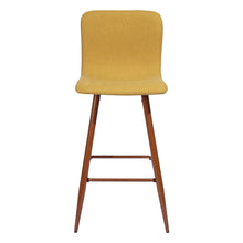Load image into Gallery viewer, Upholstered Counter &amp; Bar Stool (Set of 2) YELLOW

