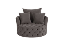 Load image into Gallery viewer, ACME Zunyas Accent Chair w/Swivel, Gray Velvet AC00292
