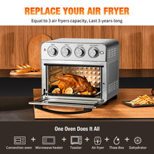 Load image into Gallery viewer, Geek Chef Air Fry Oven, Countertop Toaster Oven, 3-Rack Levels, 16 Preset Modes, Stainless Steel (23Qt 1700W)
